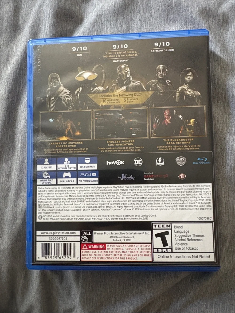 PlayStation 4 Injustice 2 Legendary Edition